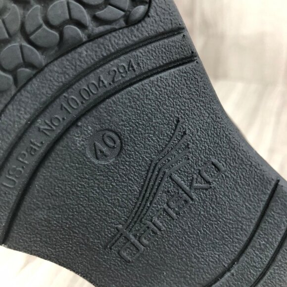 Dansko Clogs Womens EU 40 Black XP Leather Slip On Professional Shoes - Picture 11 of 12